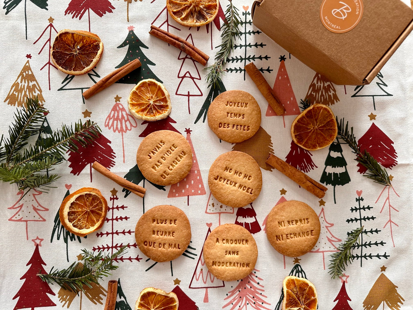 BOÎTE BISCUITS SPÉCIALE TEMPS DES FÊTES