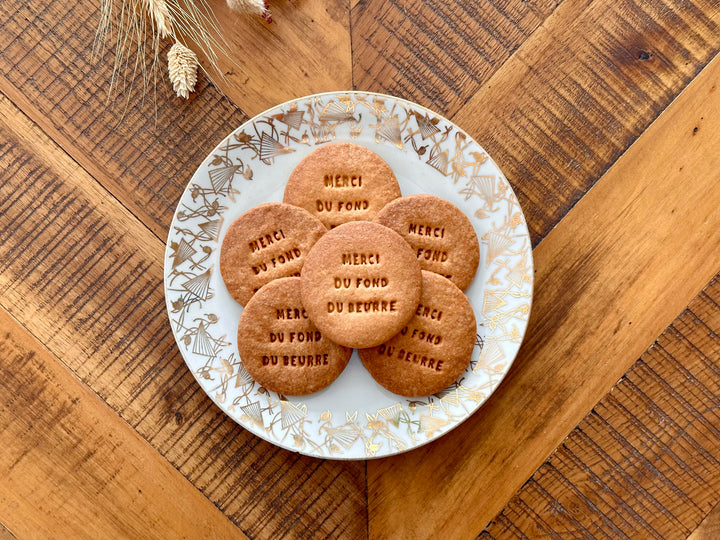 Biscuits personnalisés pour dire merci